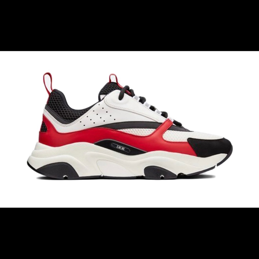 Dior b22 sneakers Red White and Black 100% authentic, comes with box!!